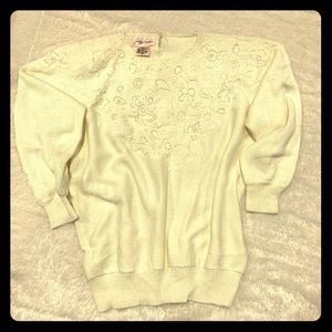 Joselyn Smith Vintage Boucle knit sweatshirt